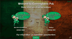 Desktop Screenshot of cunninghamspub.com