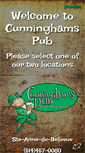 Mobile Screenshot of cunninghamspub.com